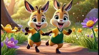 Five Tiny Springboks Counting Steps | Nursery Rhymes for Kids & Baby Songs