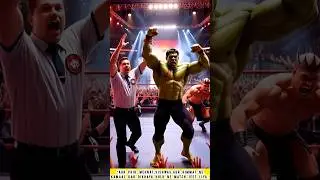 wrestler Hulk 💪 #hulk #ai #comedyshorts #shorts