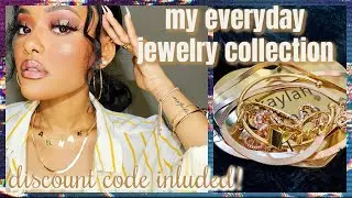 The Best Affordable Personalized Jewelry Haul | My Everyday Gold Jewelry Collection