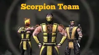 MKX MOBILE - Amazing Scorpion Bleed Team!