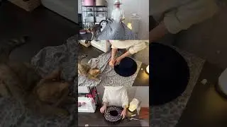 Making custom hat #hatlover #hatmaking #hats #girlinahat #millenary #custom #customhat #handmadehat