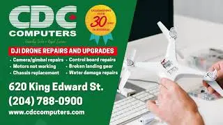 Winnipeg's DJI Drone Repairs and Upgrades Service - CDC Computers