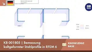 KB 001805 | Bemessung kaltgeformter Stahlprofile in RFEM 6