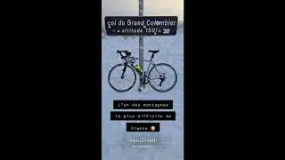 CYCLISME : La derni&egrave;re belle journ&eacute;e au Col du Grand Colombier &agrave; la FIN DECEMBRE 2020