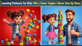Learning Patience for Kids: Mia&rsquo;s Tower Topple | Never Give Up Story