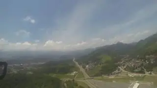 Acidente de parapente colapso assimétrico efeito cascata.