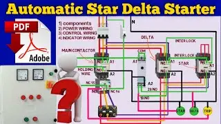 How to make star delta starter | star delta starter
