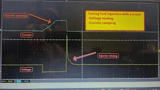 2012 Chevy Malibu misfire - Current ramp testing the ignition coils and fuel injectors!
