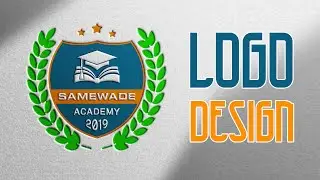 Logo Design | Baro sida loo sameeyo logo fudud #photoshop