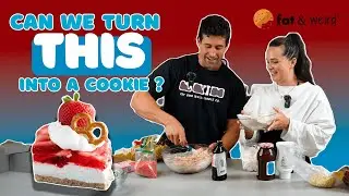 Strawberry Pretzel Salad Cookie - Bake it Fat and Weird: EP18