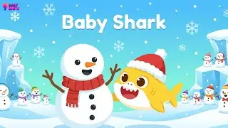 Baby Shark Snowman Song | Frosty Winter Song for Kids