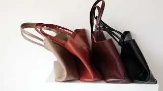 Simple Large Tote Leather Bag