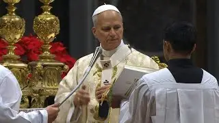 Pope Leo XIV leads his first Christmas mass in St. Peter’s Basilica | AFP