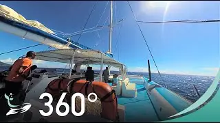 Searching for Whales on a Caribbean Catamaran in VR 360&deg; (4K)