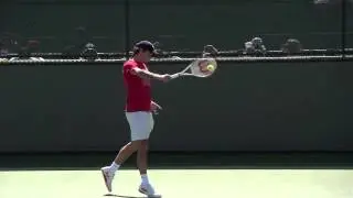 Roger Federer super slow motion 2000fps HD rev&eacute;s
