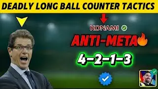 Deadly 4-2-1-3 Long Ball Counter Tactics in eFootball 2026 Mobile &ndash; Broken Counter Play 😈
