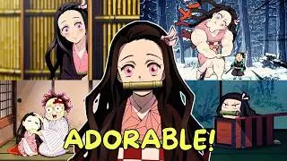 Nezuko Being Cute and Adorable for Straight 8 Minutes 25 seconds || Demon Slayer || Part 1||