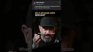 When to be a savage and when to be a servant #oldschool #motivation