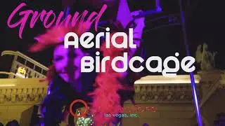 Q Productions Las Vegas   Aerial Birdcage Ground