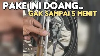 Cara cepat pasang kampas cakram depan vario 160..
