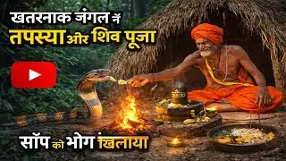 मिट्टी के डिले के ऊपर घास की कुटिया बनाकर तपस्या गोटा दास महाराज जी,/चित्रकूट के जंगलों में,#साधुसंत