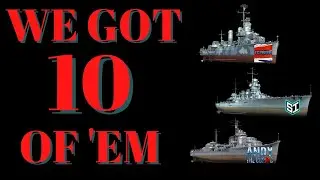 10 Kill Division with Andy, tcfreer & survival_impact World of Warships Replay