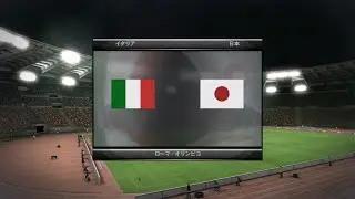 2010☆　イタリア　ＶＳ　日本　【PS3】ウイニングイレブン2010
