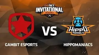 Gambit Esports против Hippomaniacs, Первая карта, Группа B, GG.Bet Dota 2 Invitational