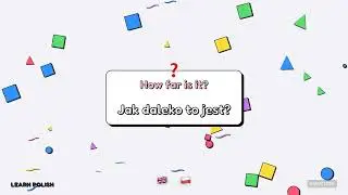 🇬🇧→🇵🇱 Learn Polish - Asking for Directions