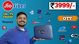 Jio Fiber 1Gbps Internet Plan | Speed test | Jio fiber Rs.3999 plan detail | Free Setup box 😲