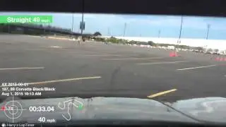 First run 58.254 got lost Corvette Autox4u.com  c4 autocros
