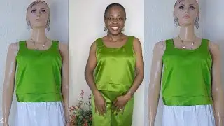 How to cut and sew a  camisole |  Beginners friendly | DIY | trendy  | Detailed |