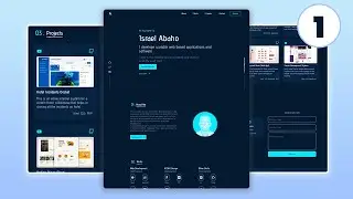 React Developer Portfolio Tutorial with 9 in-built projects | PART ONE