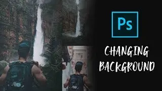 Changing Background in Photoshop cc || sudarshan poojary