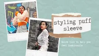 #stylehacks #lookbook2020Styling Puff Sleeve/WRAP top | Tanisha Rathod