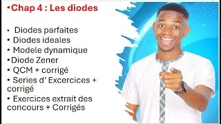 Concours  bac+ 2, bac+3 ( ENSA, ENSAM,EMI, EHTP,ENSEM...) : Resumé  N° 5 : Les diodes