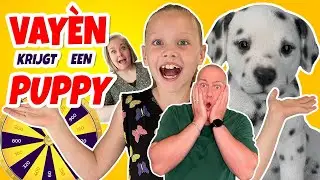 VAYÈN KRIJGT EEN PUPPY IN DRENTHE