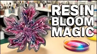 Resin Bloom Magic - Bloom Collaboration #resinart #bloom