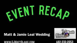Denton Wedding DJ - Leal Wedding