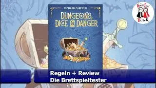 Dungeons, Dice & Danger von Richard Garfield - Regeln + Review - Brettspiel - Die Brettspieltester
