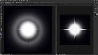 Tutoriel Photoshop CC 2017..Etoile Polaire avec et sans Halo