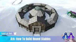 Ark: How to build round stables [No Mods]
