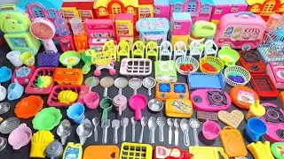 Oddly Satisfying I Unpacking kitchen set AND mini kitchen Steel accessories , ASMR sounds