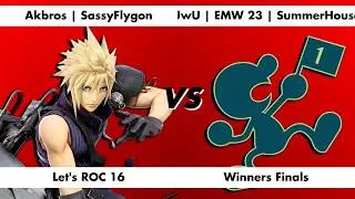 Akbros | SassyFlygon (Cloud) vs UwU | EMW 23 | SummerHouse (G&W) | Winners Finals | Let's ROC 16