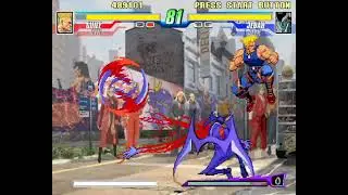 Capcom Fighting Evolution - Ryu & Guile - Full Gameplay - HARDEST (No Commentary)