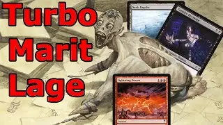 TURN 1 MARIT LAGE!  Ad Nauseam Turbo Depths (Legacy MTG Dark Depths / Vampire Hexmage Combo)