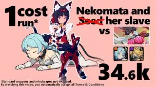 1 cost (lol) Nekomata x Seed as the slave vs 110K HP Defiler | Deadly Assault | 2.3