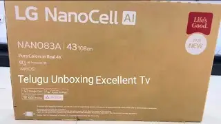 LG Nanocell TV 2025 Model || LG Nano83A 43 inch Unboxing || LG Qled TV?