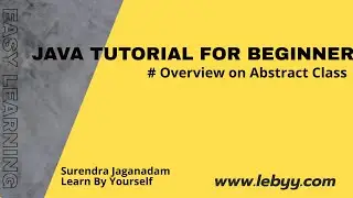 Java Tutorial for Beginners || OOPS || Abstract class