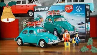Playmobil VW Beetle EDEKA Winter Edition (72142) зеленый